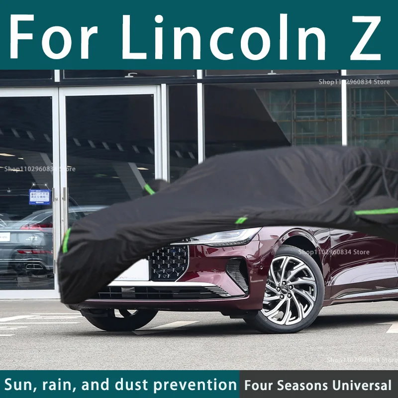 

Full car cover dust-proof outdoor indoor UV protection sun protection and scratch resistance For Lincoln Z Car umbrella