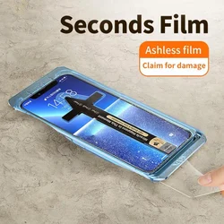 iPhone 16 15 14 Pro Max 11 12 13 XR X XS PLUS Dust Free Phone Screen Protector Glass With Install Kit Remove Proof Magicjohn