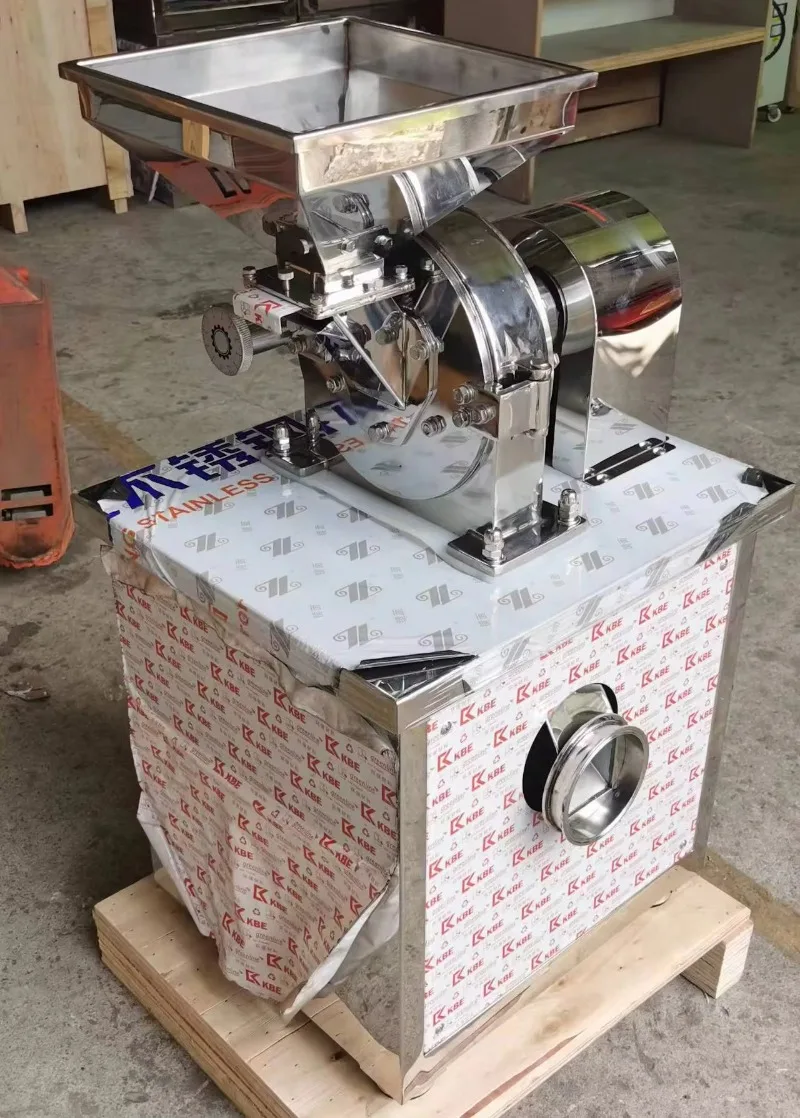 Commercial Electric Dry Chilli Spice Pulverizer New Condition Turmeric Grain Milling Grinder Machine Motor Farm Industries