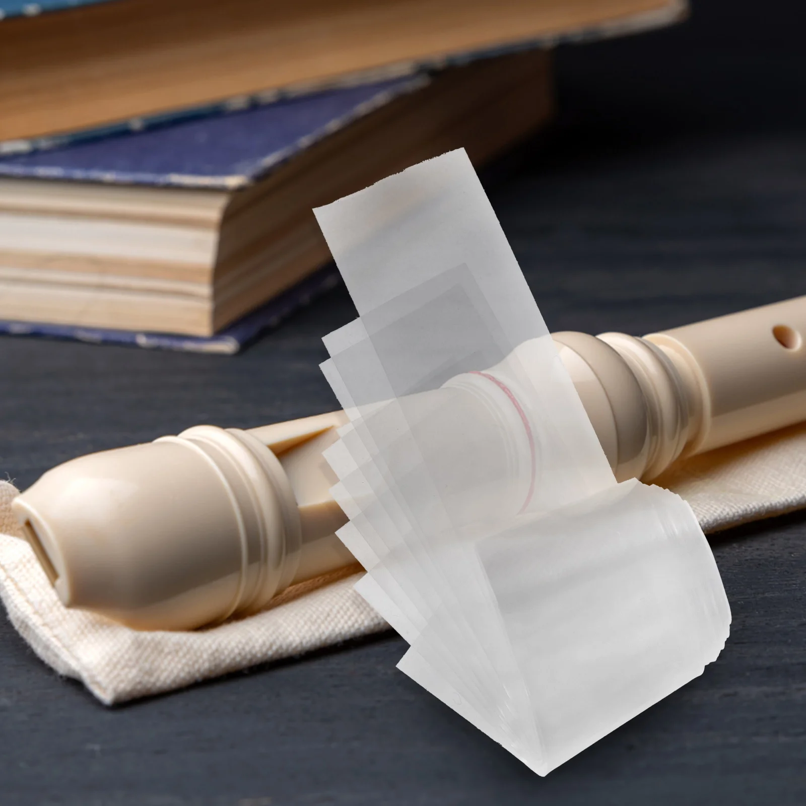 

10Pcs Flute Bag Bamboo Plastic Vertical Storage Case Flute Storage Protector Simple Delicate Design