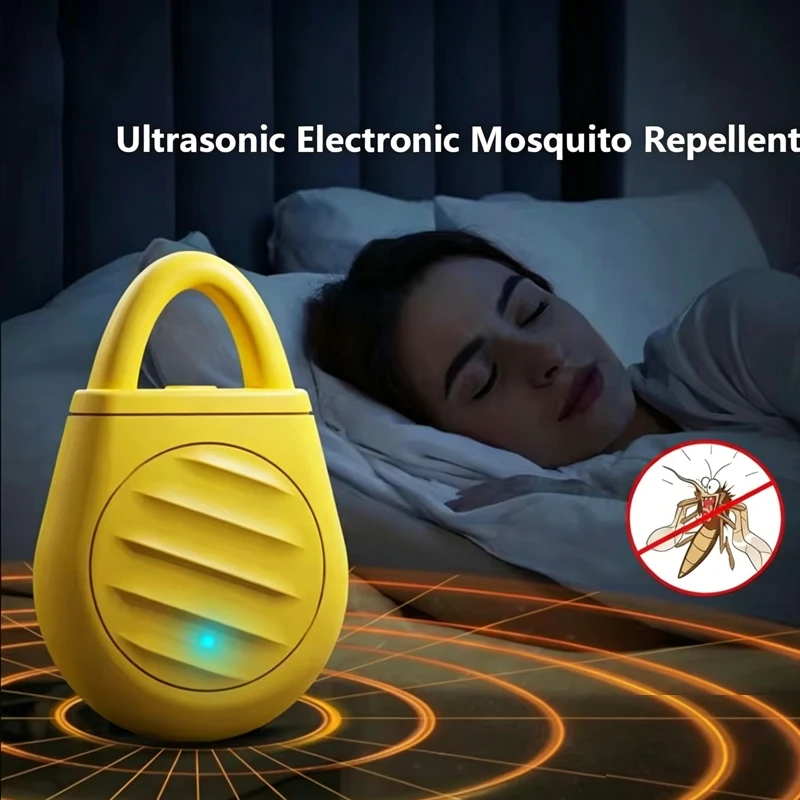 New Ultrasonic Electronic Mosquito Repellent Outdoor Camping Portable Repellent Intelligent  Automatic Mosquito Control Device