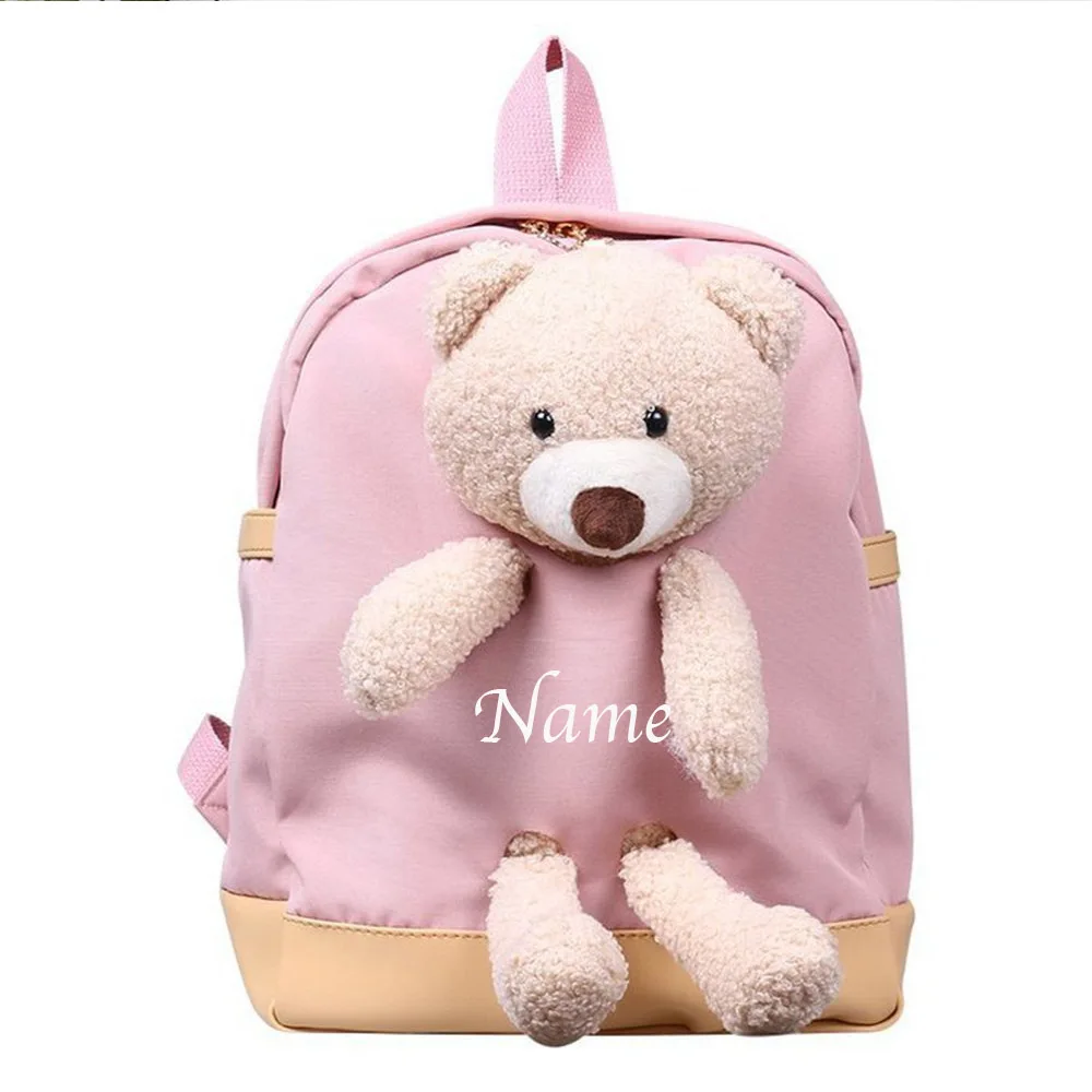 Cute Children\'s Bag Custom Name Boys and Girls Backpack Personalized Kindergarten Fashion Small Book Bag Children\'s Snack Bag