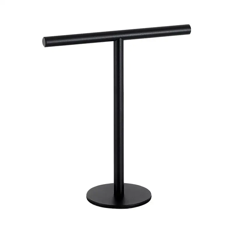 Standing Hand Towel Holder Towel Bar Rack Stand Hand Towel Holder Stand T Shape Towel Rack For Bathroom Kitchen Countertops