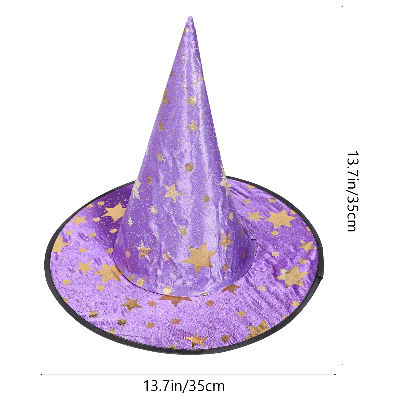 

Children Cape Play Wizard Halloween Cosplay Kids Cloak Costume Magician Hat Star Pattern Festive Party DIY Decorations