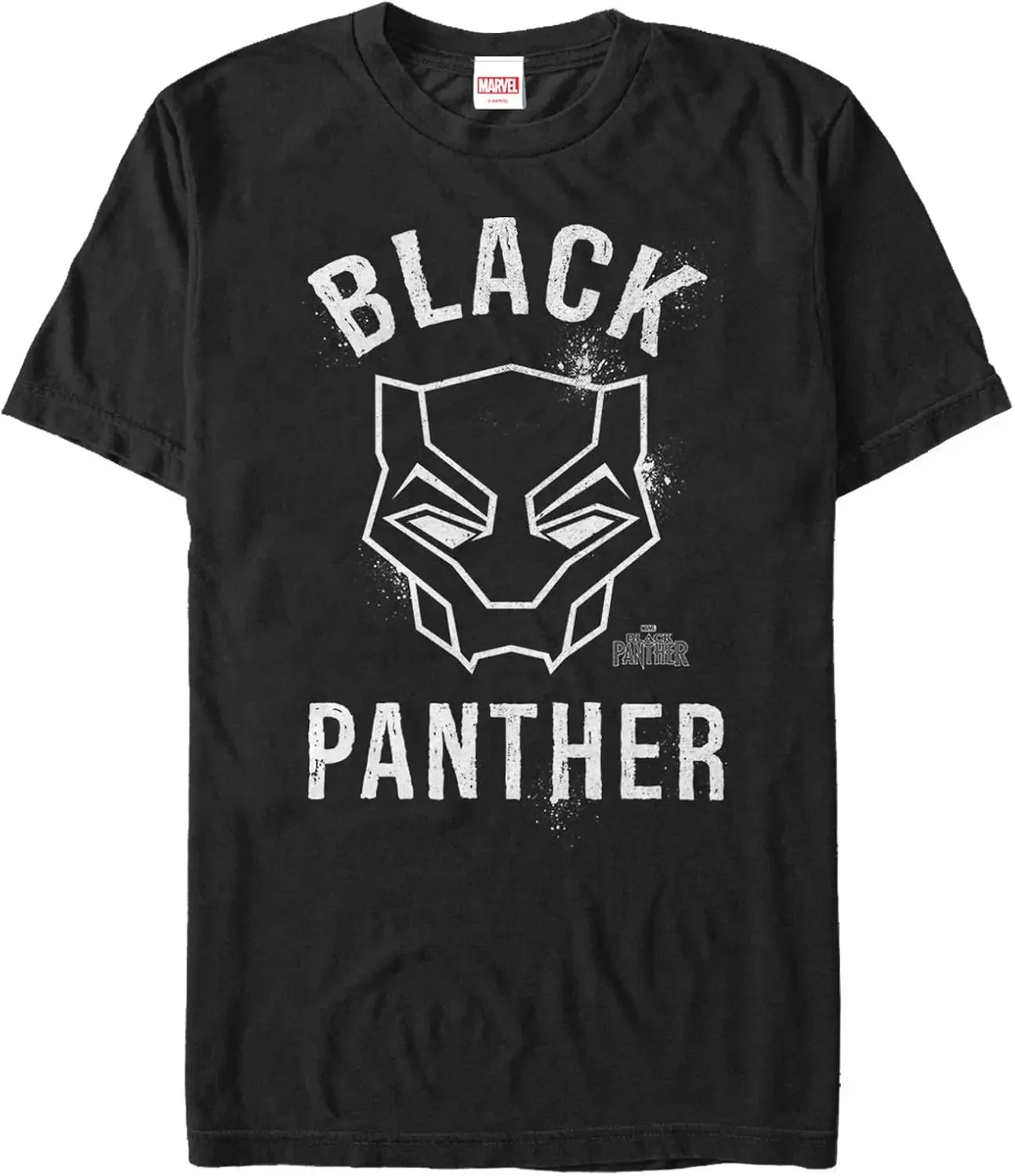 

Мужская классическая футболка Marvel Black Panther 2018, черная, большая