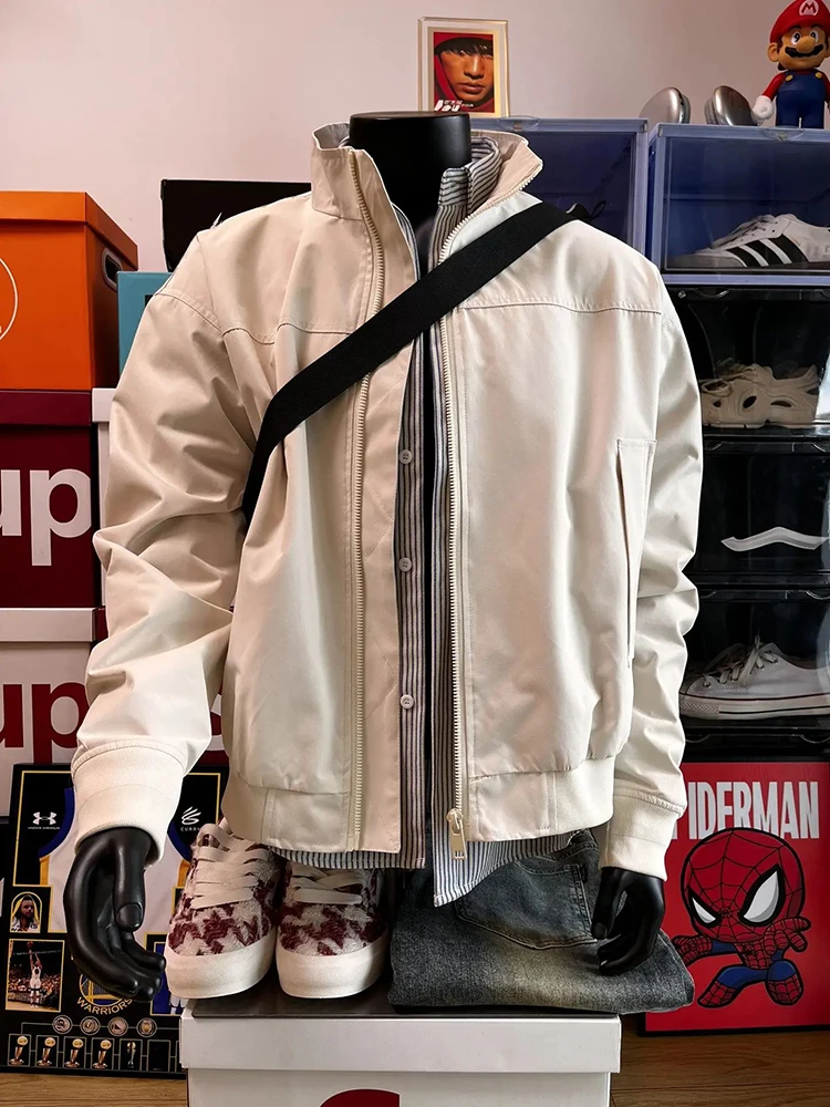 

Мужская хлопковая куртка в американском ретро-стиле для осени и зимы, прочная, с тройной защитой, CleanFit, для активного отдыха и альпинизма