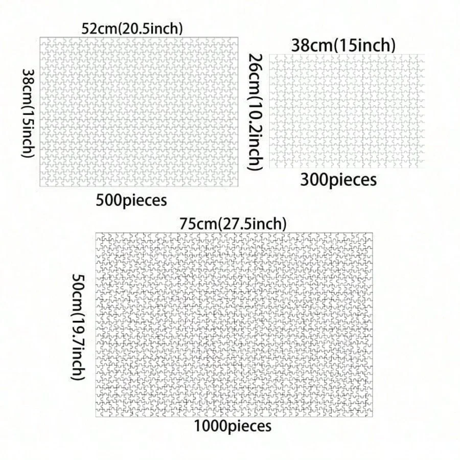 520/500/300 قطعة لغز خشبي للجراء المضحك بانوراما الألغاز لتحدي الأنشطة العائلية ألعاب حفلة هدية عيد ميلاد