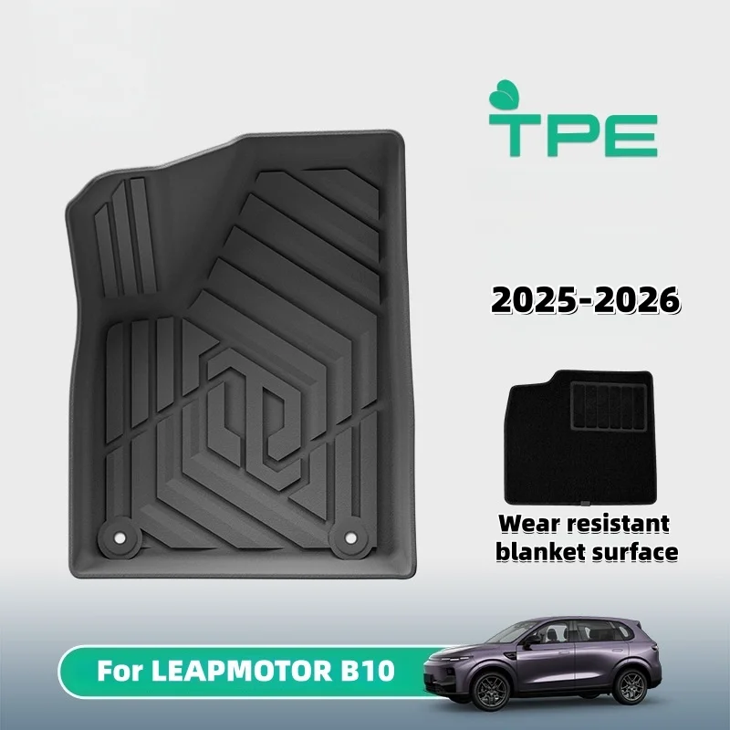 

For LEAPMOTOR B10 2026 2025 Floor Mats & Cargo Liner TPE All Weather Protection Floor Liners Interior Accessories LHD RHD