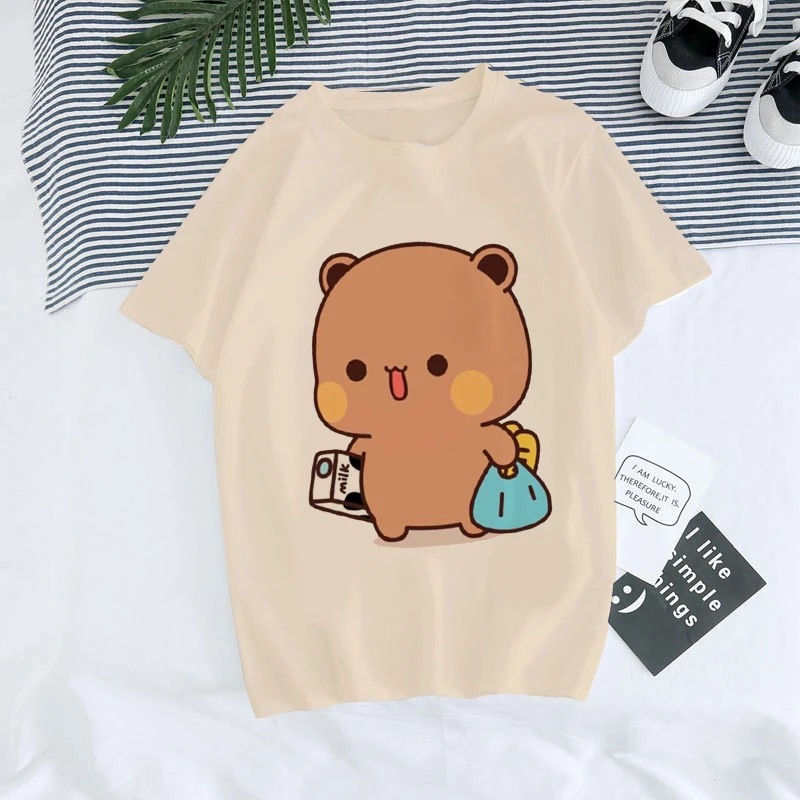 Cute Bubu Dudu T Shirt Carton Graphic T-shirt Y2k 90s Manga Shirt Women Men Funny Tshirt Gothic Harajuku Tees Tops Female/male