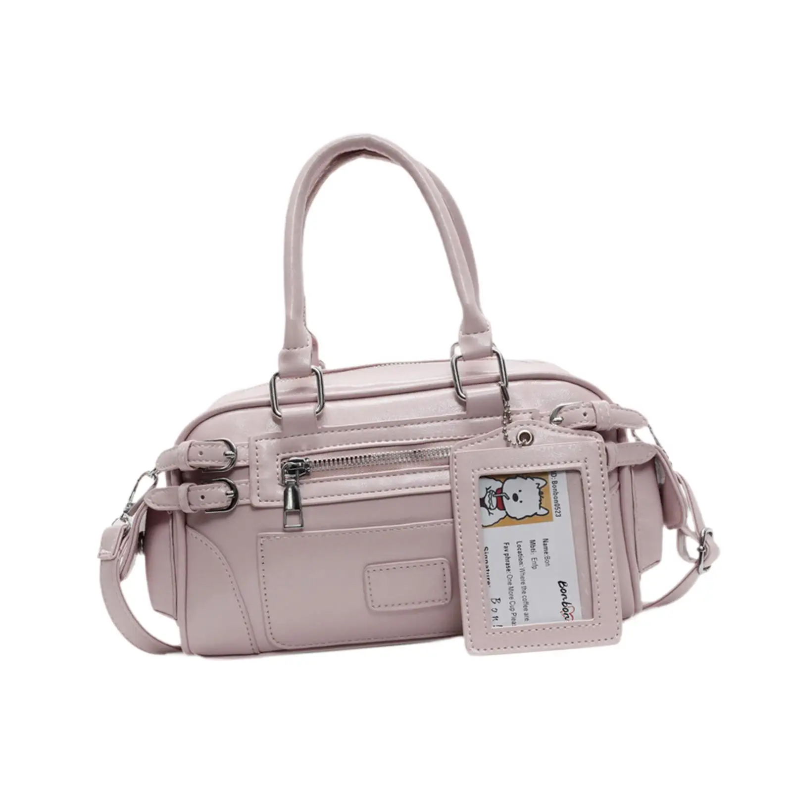 

Crossbody Bag Lightweight Top Handle Elegant Zip Closure Handbag PU Leather Tote Bag for Shopping Everyday Vacation Outdoor Lady