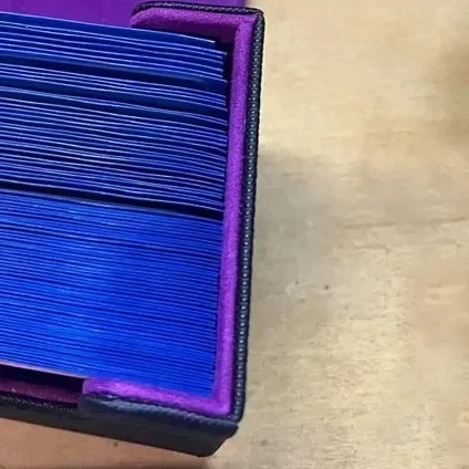Spielspeicherbox MapBox-doos für 100 Personen mit geschliffenem PU Magnetpaket für TCG Karten