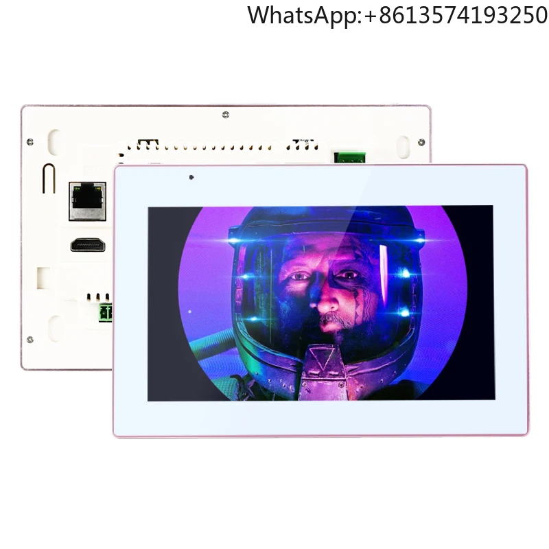 

For YC-SM07E 7 Inch Smart Home Tablet with Ethernet New Android Wifi Embedded Touch Screen Plastic Material for Business Use