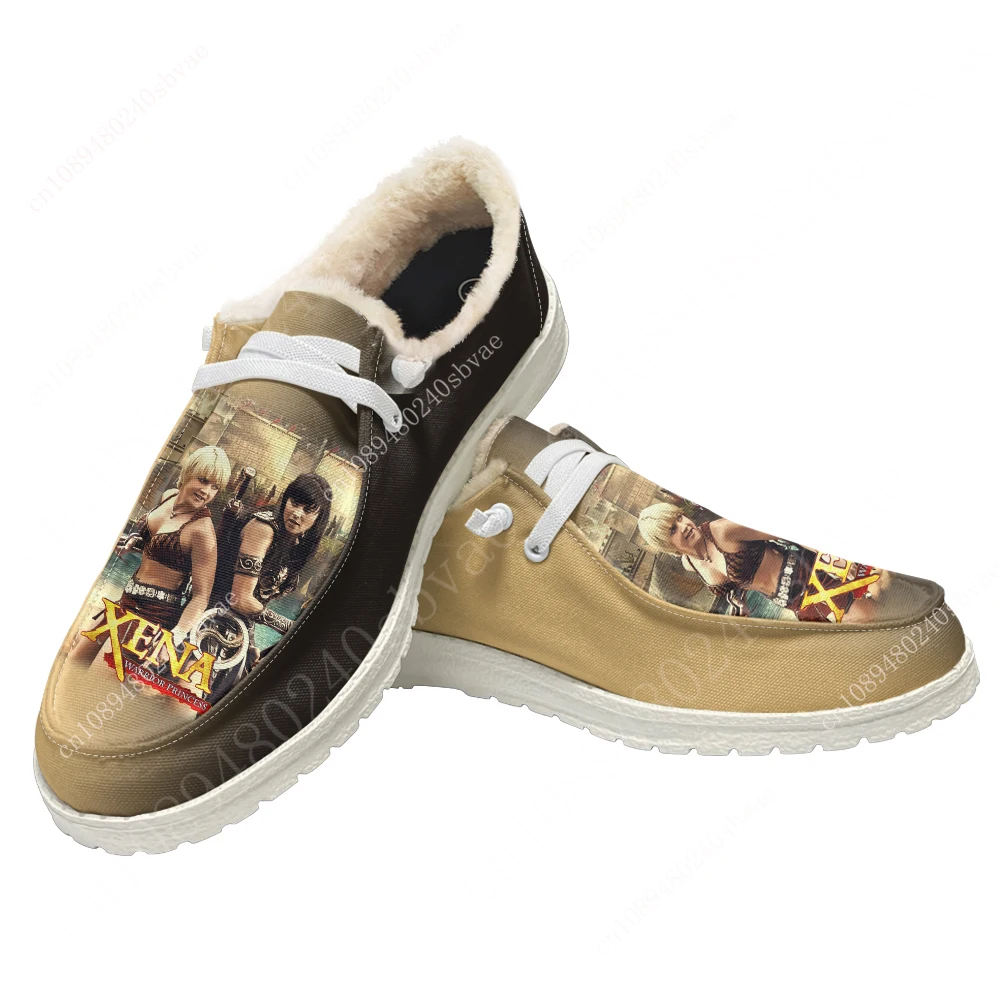 Xena Warrior Princess Home Plush Flat Shoes Breathable Outdoor Sneakers Lightweight Shoes Custom shoes Footwear Custom Made Shoe