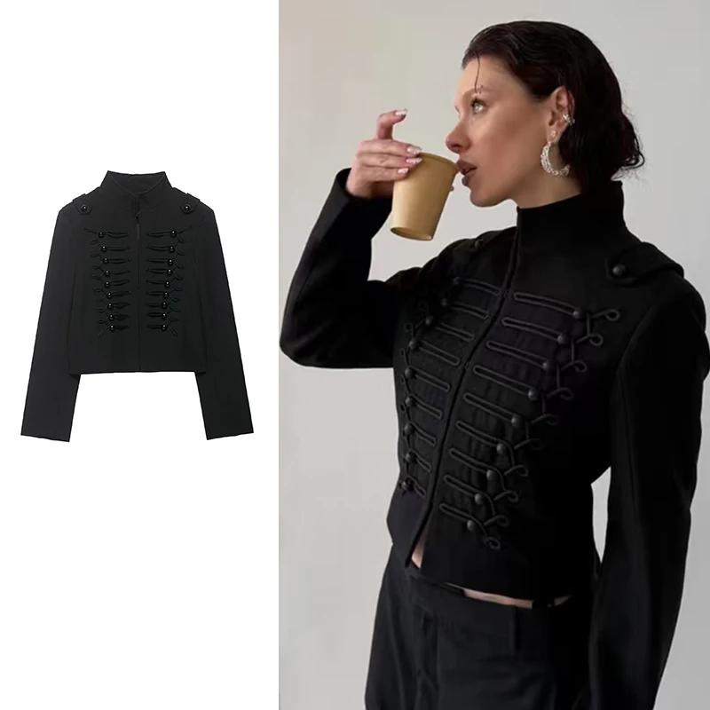 Women's 2026 New Spring Jackets Blouse Fashion Retro British Unique Women Jackets Youth Street Travel Elegant Chic Warm Coats