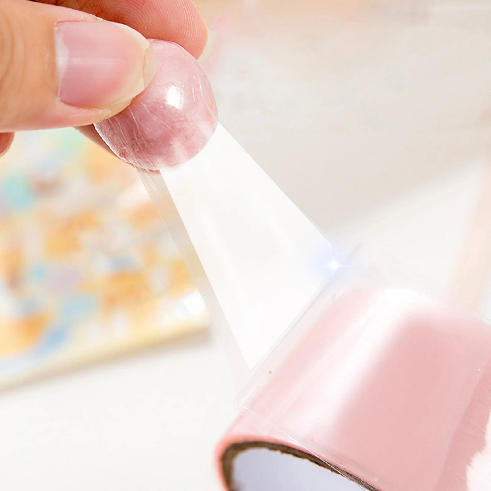 6 rolos de fita adesiva bola fitas adesivas coloridas diy artesanato para crianças alívio do estresse descompressão fidget durável suave forte