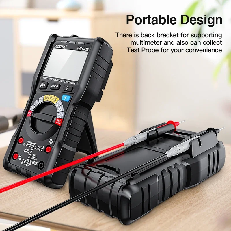

-Smart Digital Multimeter AC DC Voltmeter Tester with Capacitance NCV Ohm Hz High Precision digital Multimeters
