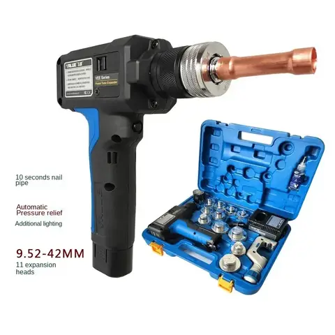 VEE-2 완전 자동 확장기, 전기 구리 튜브 확장기, 플레어 확장기 에어컨, 리튬 배터리 포함