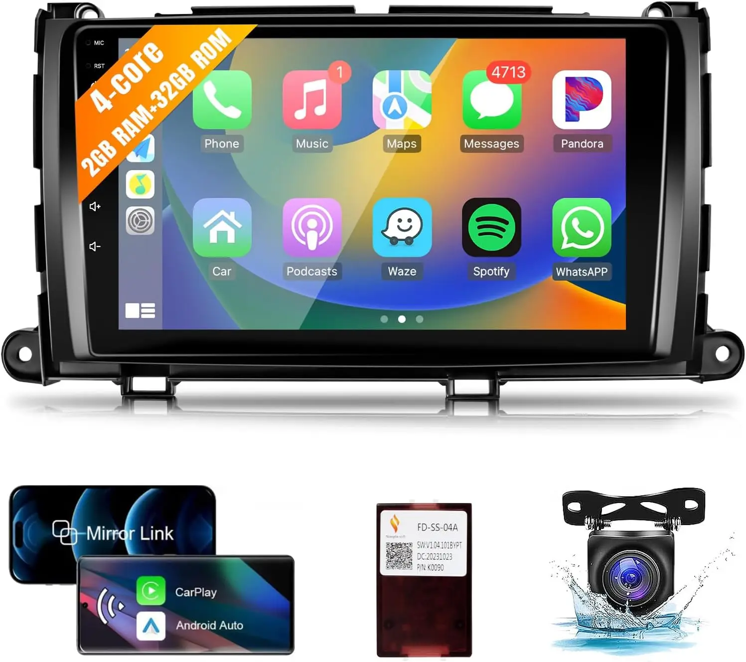 Android 12 Car Radi…