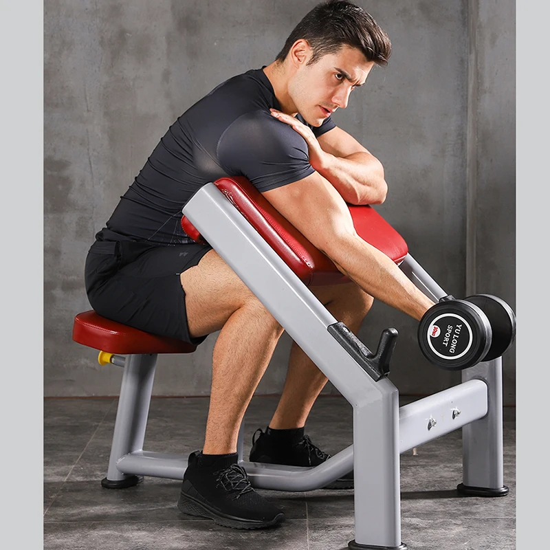 Gym Commercial Fitness Chair Priest Stool Commercial Strength Fitness Weightlifting Bed Biceps Training Stool