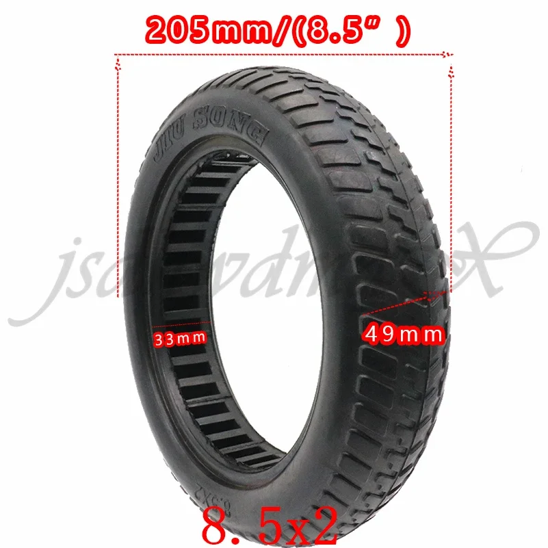 JIUSONG 8.5 Inch Solid Tire for Mijia Xiaomi Mi M365 pro Electric Scooter Gotrax Gxl  8.5X2.0 8.5x2 Explosion Proof