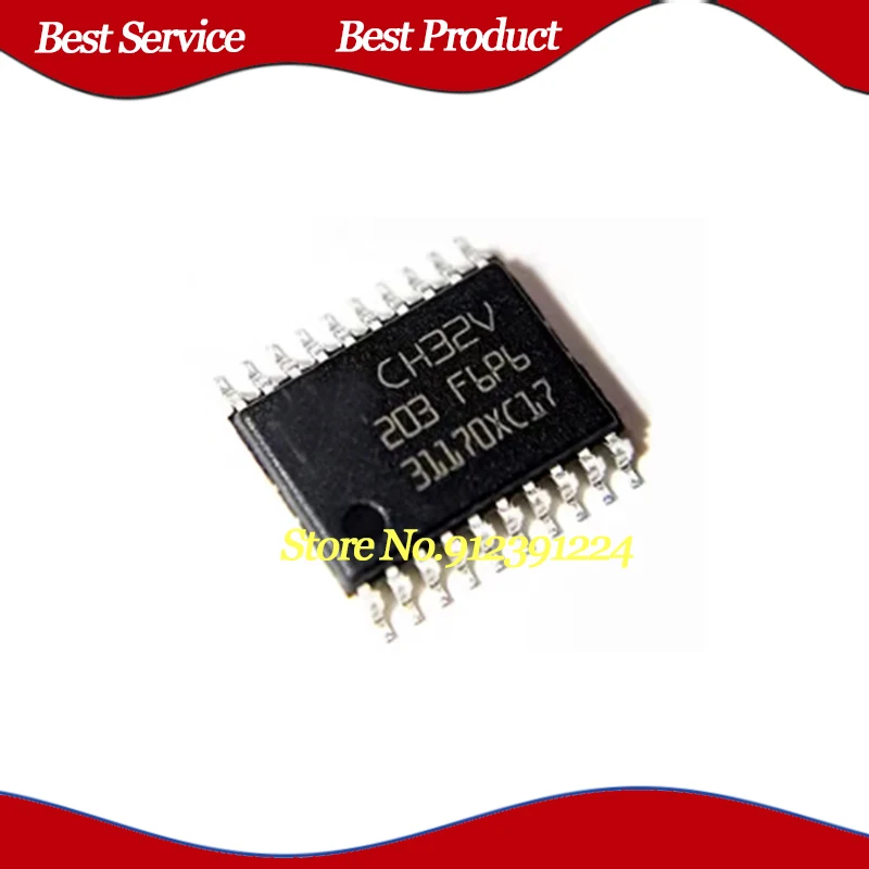 10 Pcs/Lot CH32V203F6P6 TSSOP20 New and Original In Stock