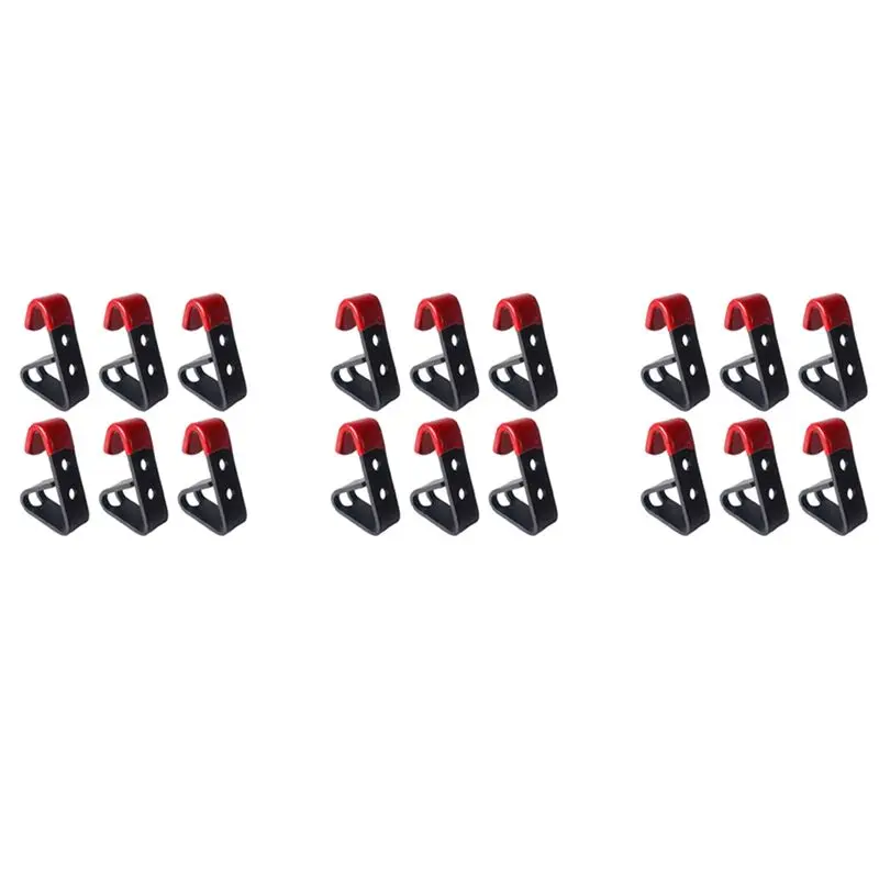 THIVN-18Pcs Tire Wheel Rim Hub Hanging Metal Hook Metal Holder Shop Display Stand Rack Wall Mounted Racing Hook