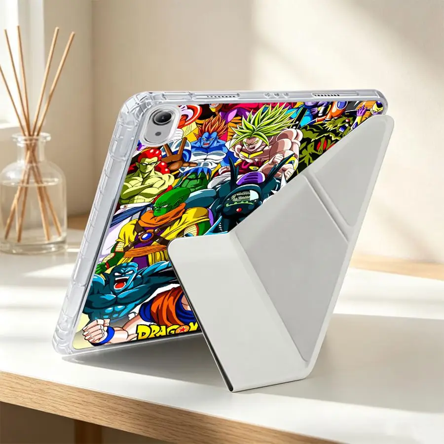 Super DragonS BallS With Pen Slot Cover Tablet Case For Samsung Galaxy Tab A11 S7 FE A8 S9 Plus A9 Plus S10 Lite S8