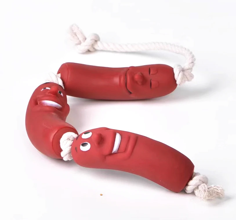 

Прочная резиновая игрушка для собак со звуком, жевательная игрушка для средних и крупных собак, золотистых ретриверов, ину, для чистки зубов