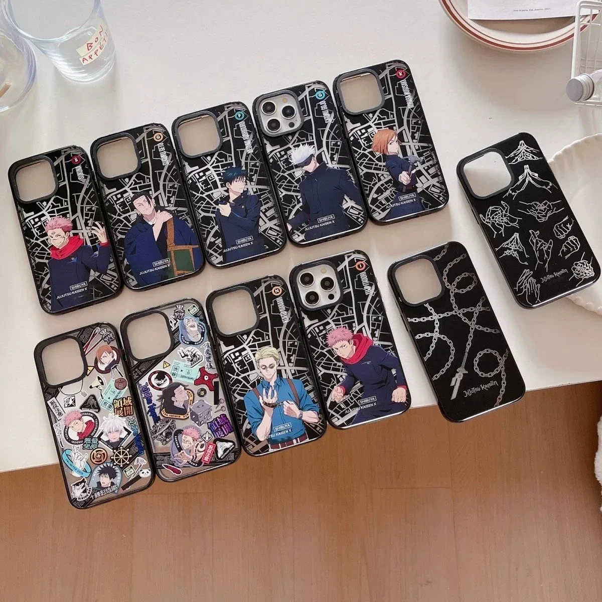 

Anime SHIBUYA 2.0 Acrylic Phone Case Cover for iPhone 11 12 13 14 15 16 Pro Max Case for iPhone 16 Pro Max