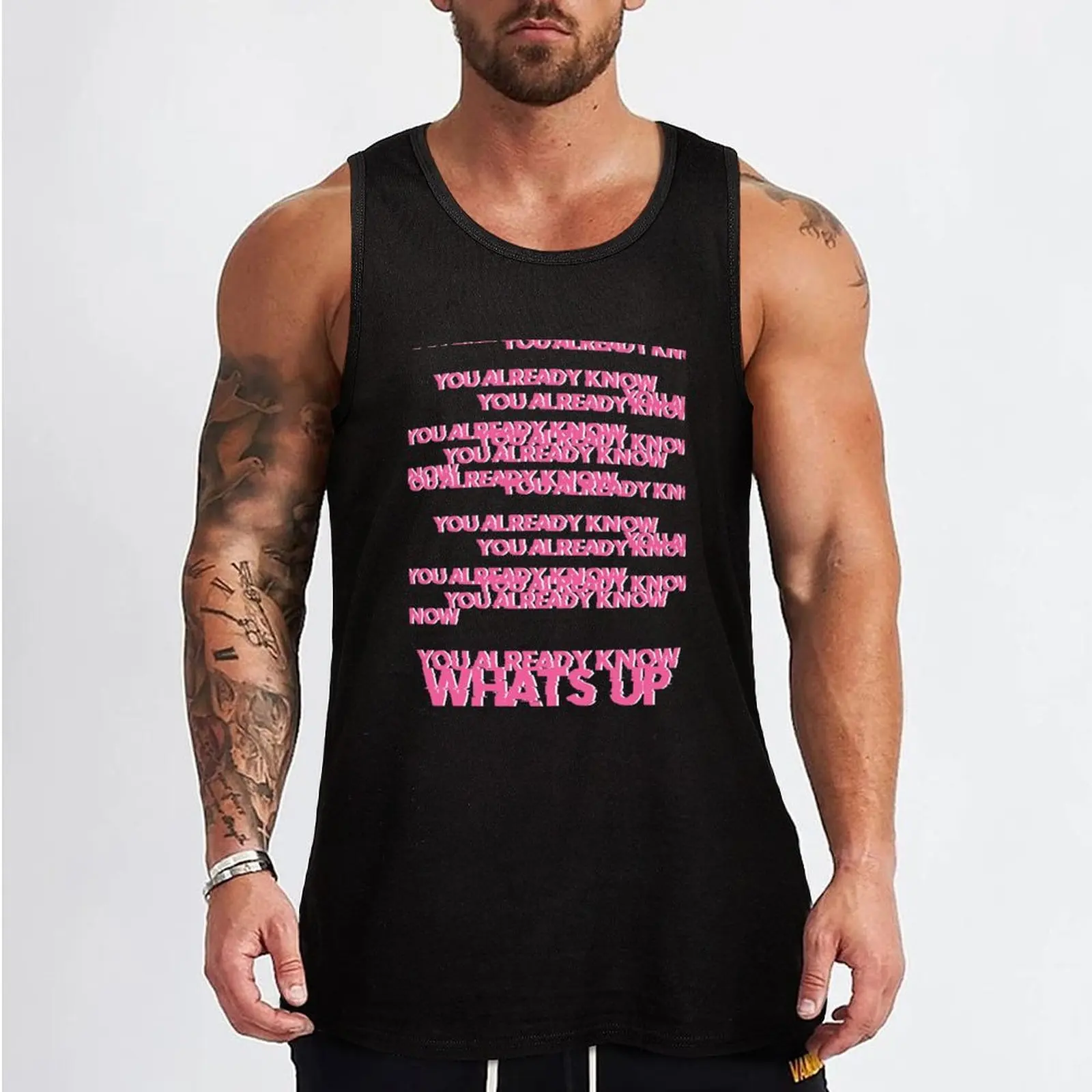 YOU ALREADY KNOW WHATS UP - KIAN AND JC Tank Top summer clothes for men bodybuilding t-shirt Men's t-shirts T-shirt male