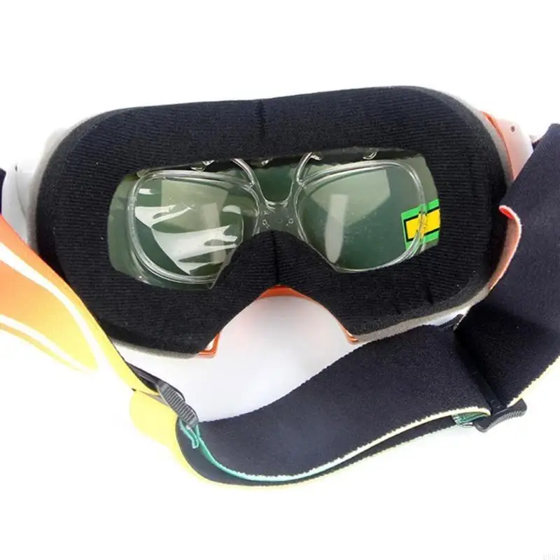 Ski Goggles Insert Optical Adaptor Bendable Snowboard Goggle Universal Inner Frame Prescription Ski Goggle for Ski Sport 