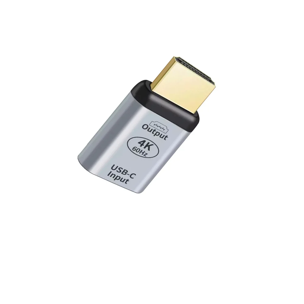 

USB 3.1 Gen 2 Connect USB-C Type C Female To High Definition Multimedia Interface 2.0 Male Adapter 4K@60HZ Video