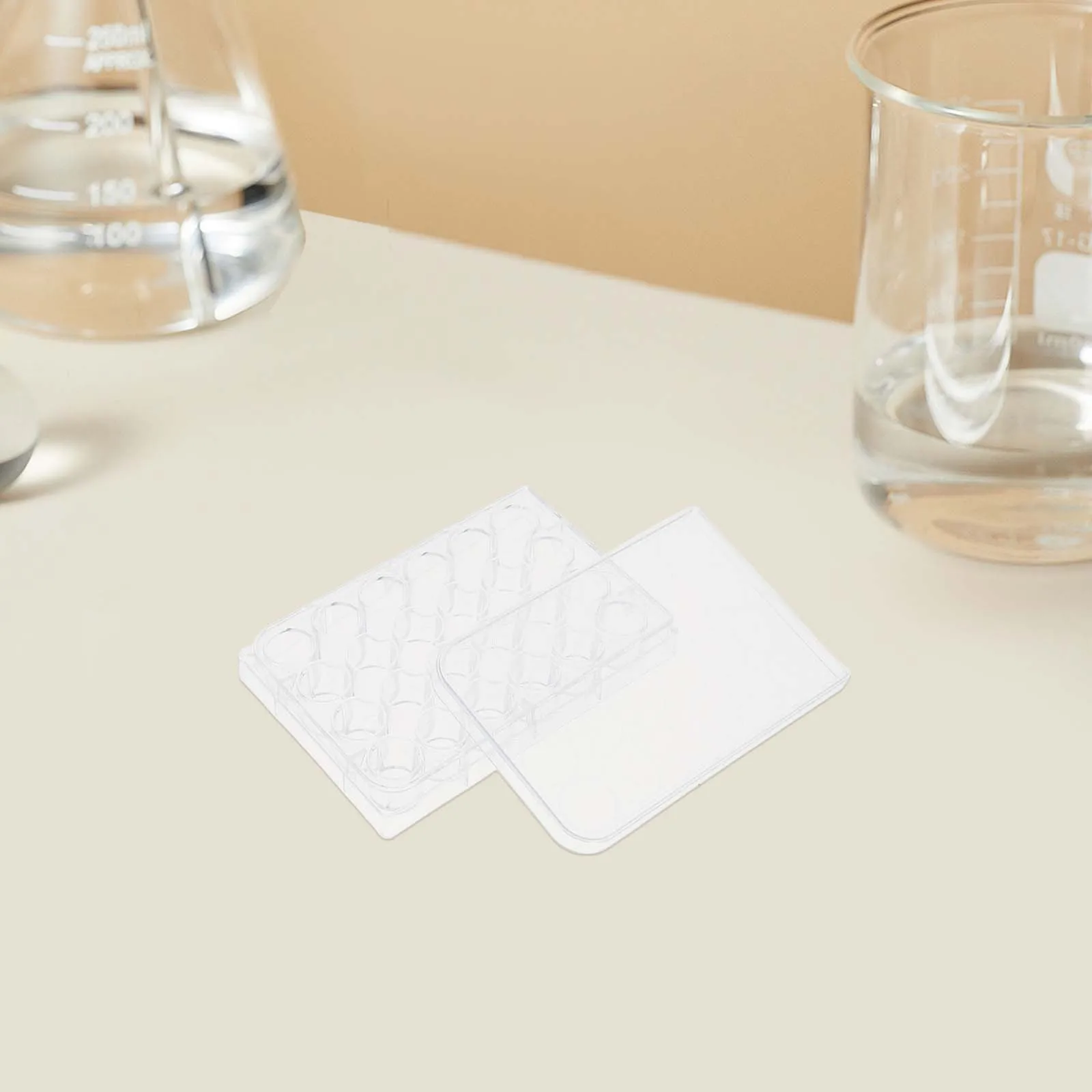 

2 Pcs 24 well Culture Plate Lab Accessories Cell Tray Tissue Equipment For Experiment Stacking Stability Anti