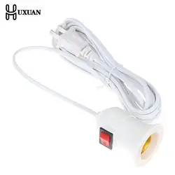 2.5M 4M E27 Lamp Base Holder US Hanging Light Bulb Socket Cord With Switch AC 100-250V 50/60Hz 6A