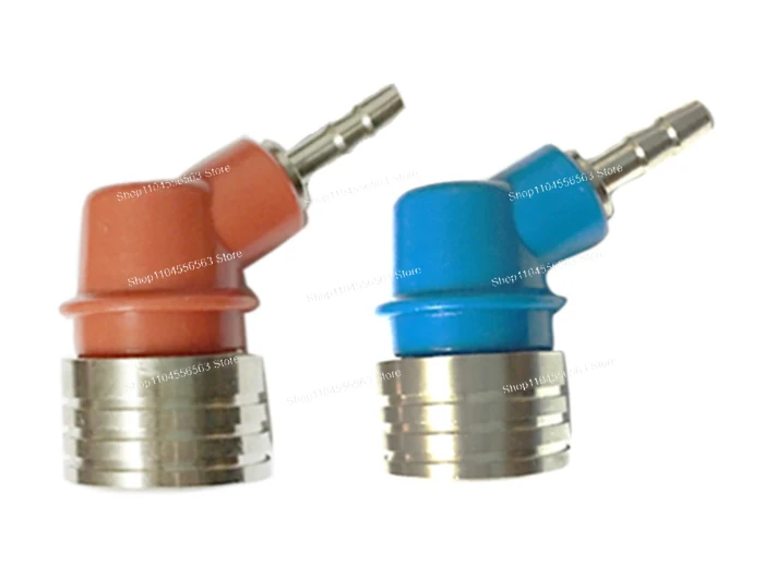 Hemodialysis Machine Quick Connector Red Blue for Inline Fluid Transfer in 4008 Series Systems