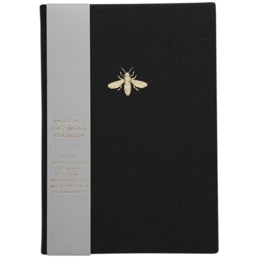 Eccolo Password Keeper Book with Alphabetical Tabs, Discrete Computer and Website Login Password Book and Organizer, Hardcover