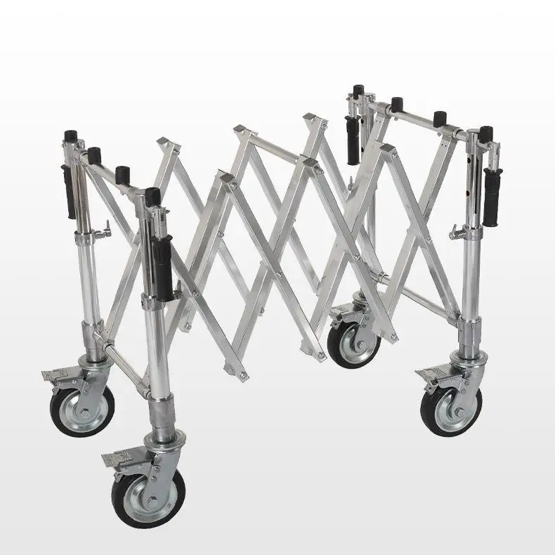 Church Trolley Funeral Supplies Mortuary Equipment Aluminum Coffin Transport trolley