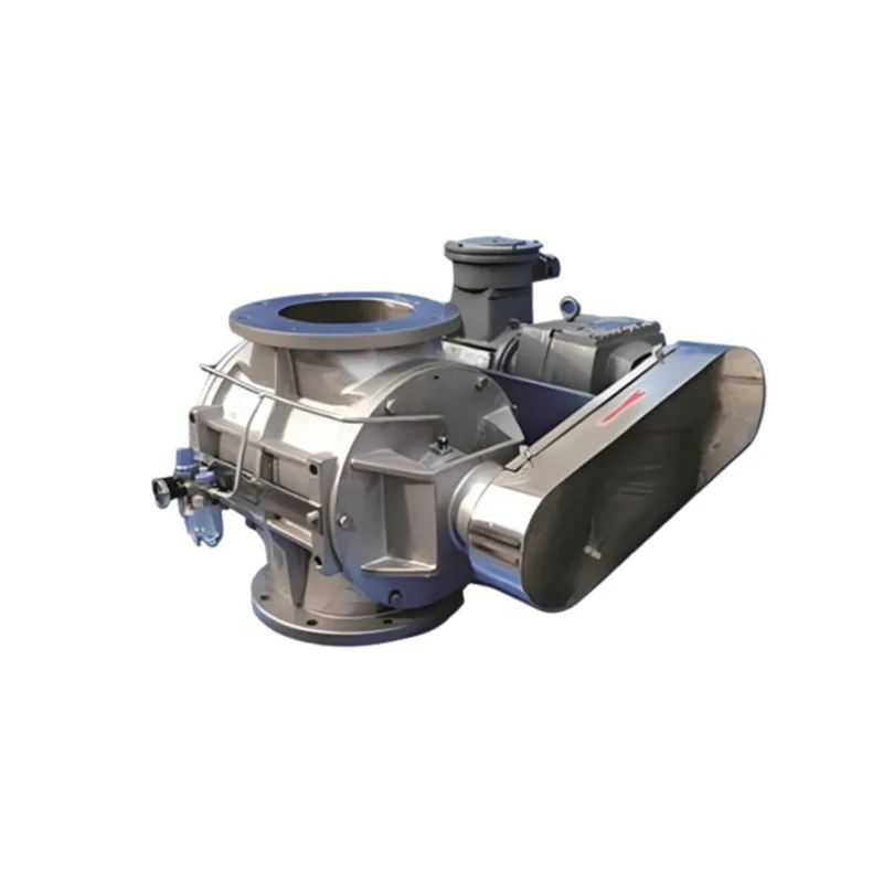 Round mouth high pressure vacuum rotary valve DN150 250 350 stainless steel