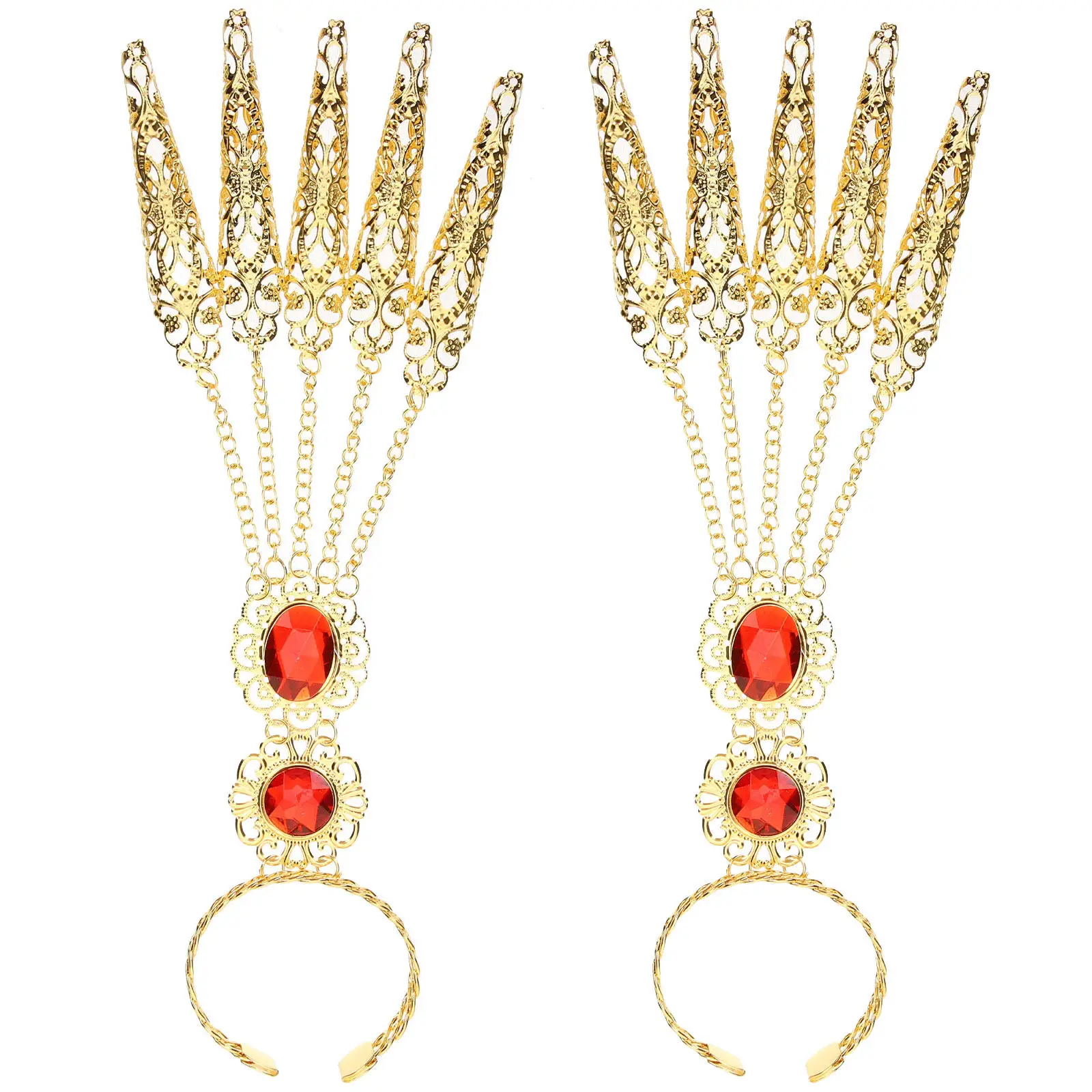 

Пара браслетов для танца живота, украшения для рук, египетские декоративные накладные ногти, аксессуар для сценических выступлений, коричневые пучки ресниц