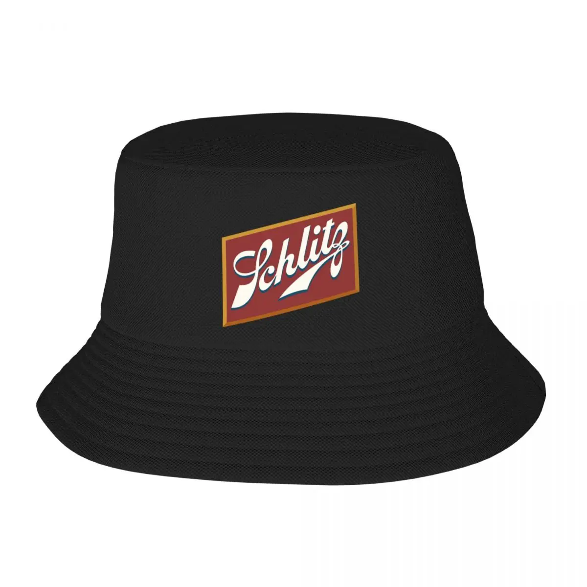 Schlitz beer logo clean Bucket Hat sun hat custom Hat Female Men's