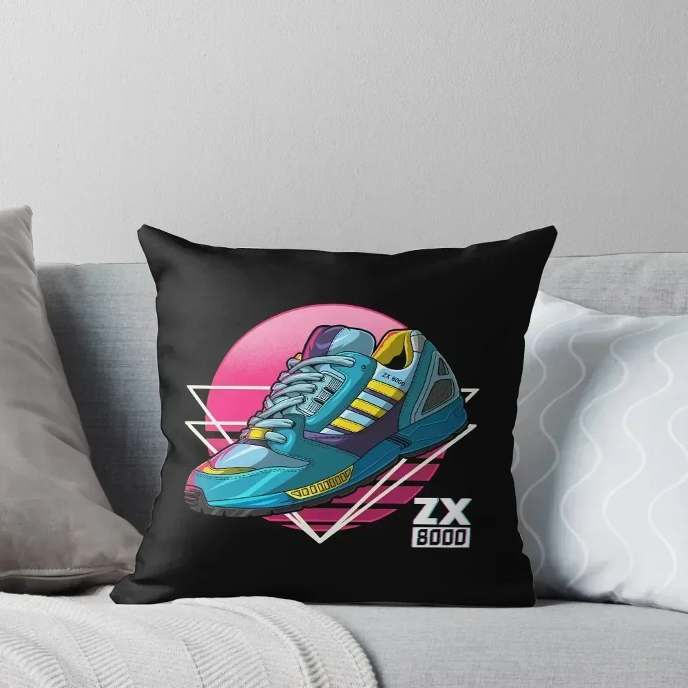 

Zx Aqua 8000 Sneaker Lifestyle ninetees Retro Runner Torsion Throw Pillow ornamental pillows for living room pillow