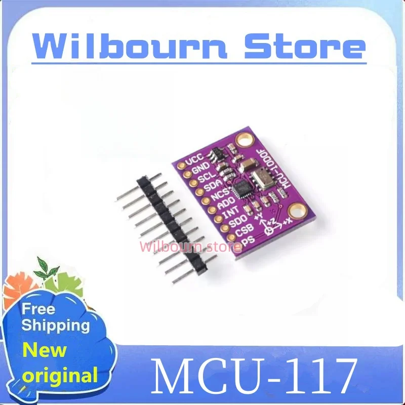 free shipping  MCU-117 MPU9250/MS5611High precision 9-axis 10DOF attitude module