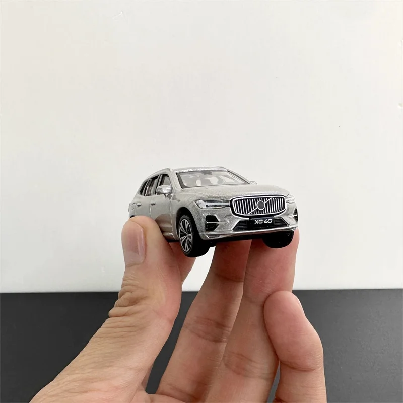 1:64 XC60 SUV Vehicle Silver Alloy Simulation Model Car