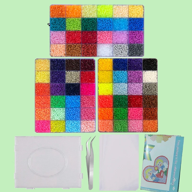 

2.6MM Mini Packing Hama Beads Easy to Store For Adult Gifts Perler Iron Beads Fuse Beads Handmade Kids Gift Toy