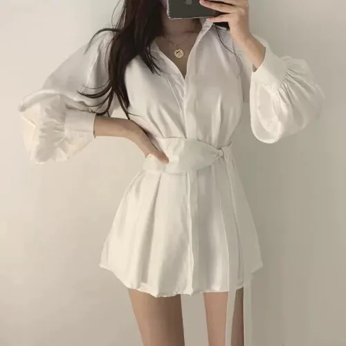 White shirt + pants