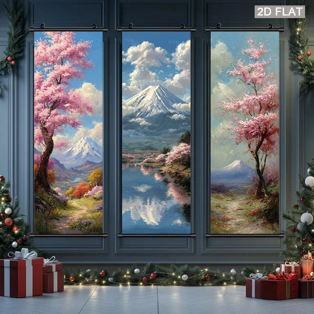 Mount Fuji Cherry Blossom Tape - Wall Scroll Tapestry recension och pris