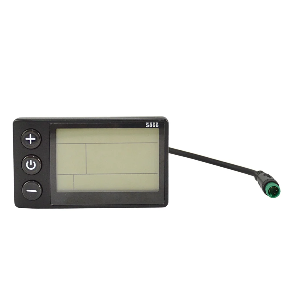 

Аксессуары для модификации литиевой батареи для горного велосипеда LCD-S866 мопед скутер интеллектуальный ЖК-метр водонепроницаемый разъем