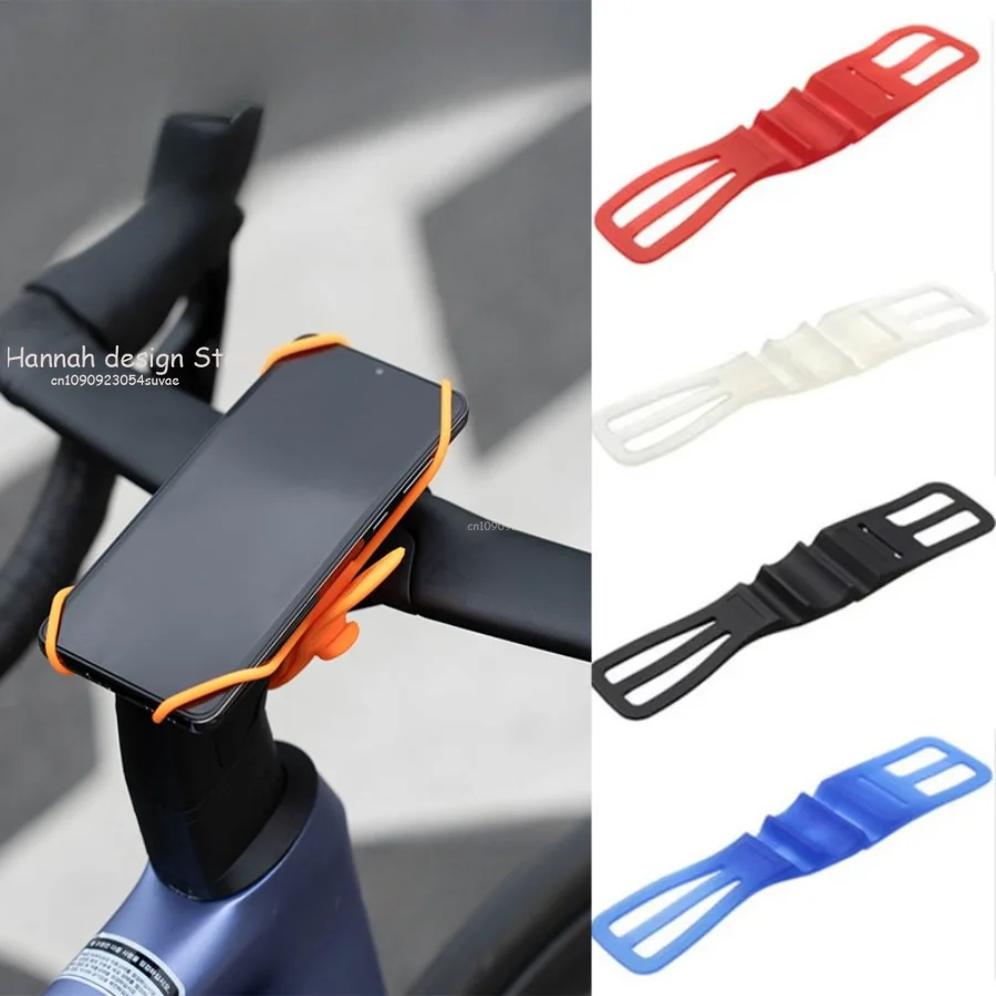 

Силиконовый велосипедный держатель для телефона, ремешок для смартфона, крепление на руль, мотоциклетный держатель для телефона для IPhone, Samsung, GPS, простая установка