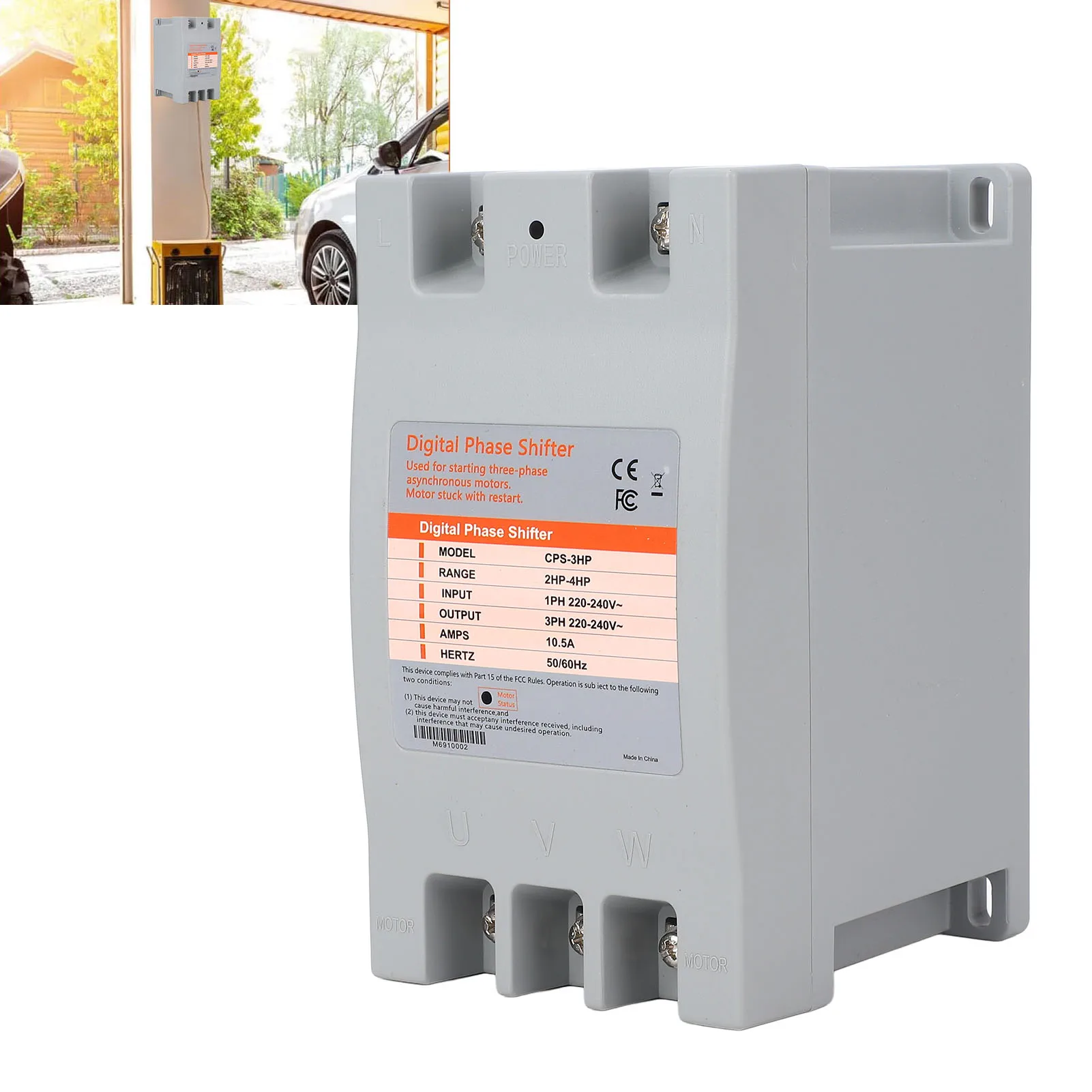 مرحلة واحدة إلى 3 مراحل محول المرحلة الرقمية شيفتر عالية الاستقرار انخفاض استهلاك الطاقة المدمجة لآلات النجارة