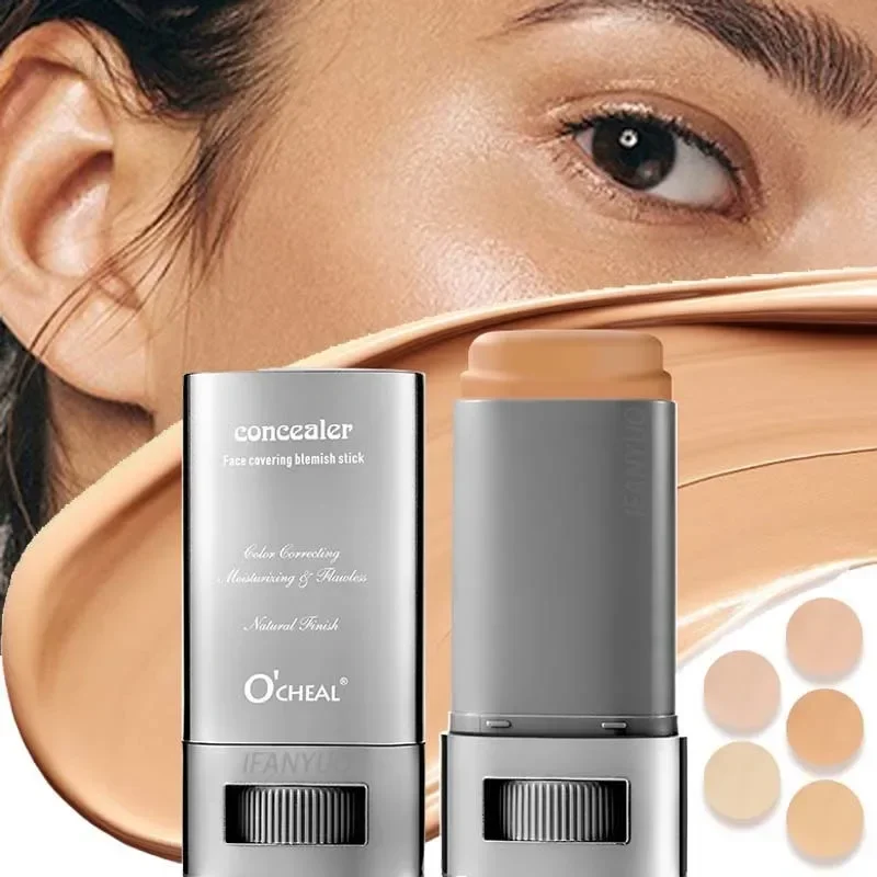 

Face Foundation Contour Stick Long-wear Lightweight Brighten Stick Face Concealer Blemish Contouring Beauty
